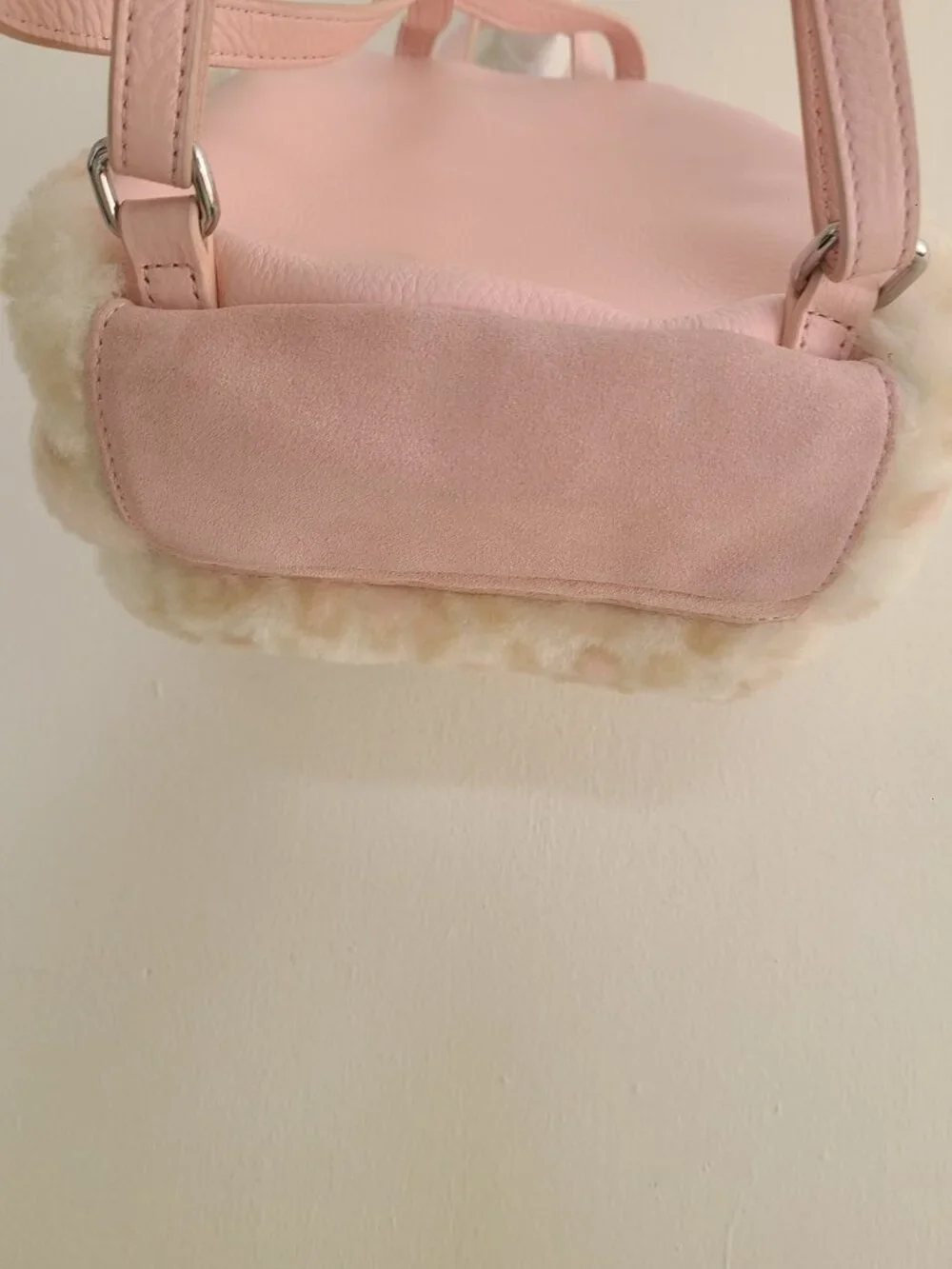 UGG Dannie II Mini Backpack Sheepskin Pink Opal Suede
